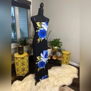 Iris floral maxi dress, Medium